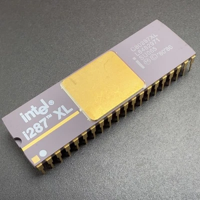 Intel C80287XL FPU 287 Processor Math Coprocessor CDIP40 12.5MHz x87 SU065 - image 1 of 3