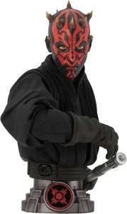 OFFICIAL STAR WARS DART MAUL SUPER BUST FIGURE FIGURINE NEW BOX - Picture 1 of 6