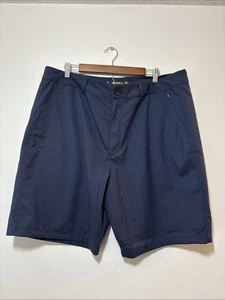 O'NEILL Drive Größe 40 Large Herren Stretch Chino Flat-Front Shorts in MARINEBLAU - Bild 1 von 6