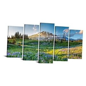 - Large Canvas Print Wall Art Mount Rainier National Park at 60x32inches - Picture 1 of 7