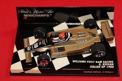 1/43 Williams Ford FW07 RAM Racing (1980) - #50 R. Keegan - MINICHAMPS - Immagine 1 di 3