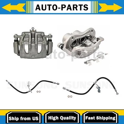 Pinza de freno delantera con mangueras lado conductor pasajero se adapta a Hyundai Santa Fe 3,3 L_ Foto 1 de 4