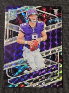 2024 Panini Spectra - Rookies J.J. McCarthy #121 Interstellar Prizm /60 - Picture 1 of 6