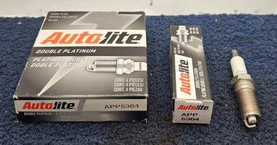 (CANTIDAD 4) Bujía doble platino Autolite APP5364 compatible con Buick LaCrosse 2018-19 Foto 1 de 4