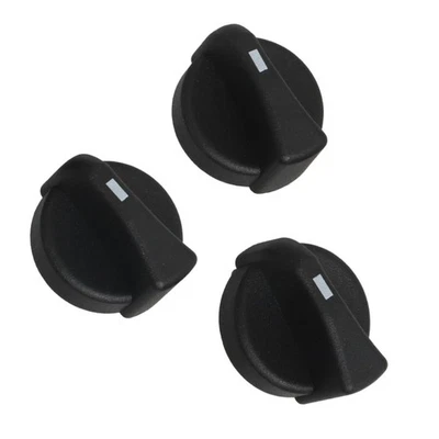 3X AC Heater Control Knobs Parts For Peterbilt Models 1987-2011 121-0001-000 - Image 1 of 4