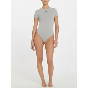 Nuevo con etiquetas Body Yitty Para Mujer 1XL Gris Jaspeado Prendas moldeadoras Entrepierna a Presión Cómodo - Imagen 1 de 7