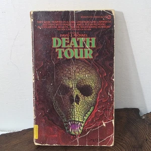 Death Tour David J Michael 1979 Signet Horror Paperback 1st Printing Vintage - Picture 1 of 9