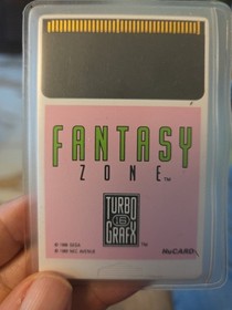 Fantasy Zone TurboGrafx 16 Game 1989 HuCard