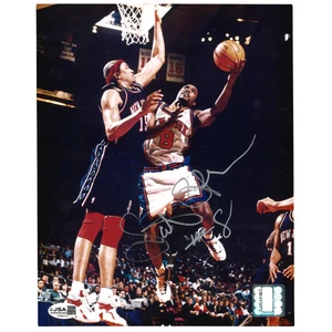 Latrell Sprewell New York Knicks Autographed Signed 8x10 Photo JSA COA - Picture 1 of 1