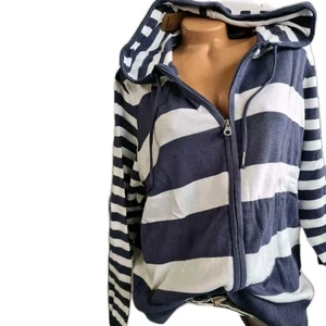 Kangaroos Sweatjacke Strickjacke Jacke Hoodie blau weiß Kapuze (2 935) - Bild 1 von 3