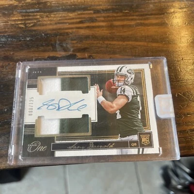 Sam Darnold Panini One /125 - Image 1 of 3