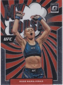 Panini UFC 2022 Donruss Optic No. 5 Rose Namajunas My House - Picture 1 of 2
