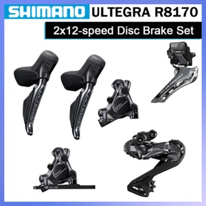 Shimano Ultegra 12 Speed Di2 Kit ST-R8170 BR-R8170 FD-R8150 Disc Brake Groupset - Picture 1 of 11