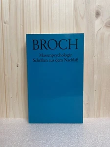 Massenpsychologie: Schriften aus dem Nachlaß - Hermann Broch - Bild 1 von 1