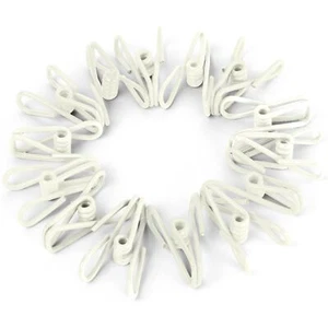 30 Pack White Chip Bag Clips for Food - PVC 2 Inch Coated Sealer for Sealing ... - Picture 1 of 6