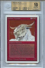 MTG Unlimited Hurloon Minotaur BGS 10.0 Pristine Gem Mint Card Magic