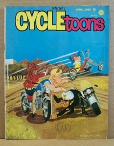 CYCLEtoons Magazine ~ #8 April 1969 ~ Petersen Publishing Co. - Foto 1 di 4