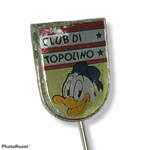65545 063/ SPILLA PINS - Gadget Club di Topolino Spilla Paperino 2 Stelle - Picture 1 of 6