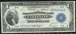 1918 $1 Cleveland FRBN | PCGS-B AU53PPQ Problem Free | FR-720 | Free Shipping - Picture 1 of 7