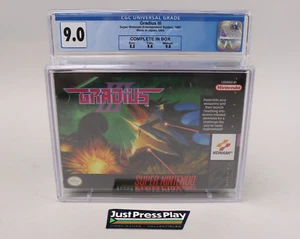 Gradius III 3 Super Nintendo SNES 1991 Konami CIB Complete in Box CGC Graded 9.0 - Picture 1 of 6