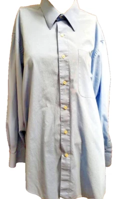 Pierre Cardin Blue Dress Shirt Size 17 34/35 Classic Office - Image 1 of 3