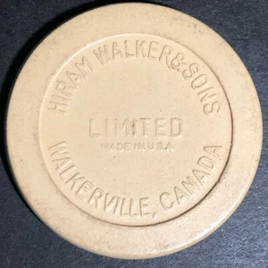 White Walker's Father Time Bourbon Pubblicità Poker Chip Eisenstadt - Foto 1 di 4