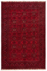 Afghan Handgeknüpfter Orientteppich 303x200 cm-Top Zustand,Orient,Carpet,Rug,Rot - Picture 1 of 11