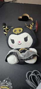 8 Zoll niedliches schwarzes Stern Kleid Kuromi Puppe Stofftiere weiches Plüsch Geschenk Gold Totenkopf - Bild 1 von 7