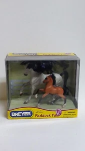2007 Breyer Paddock Pals Dapple Grey Mare & Bay Foal Gift Set #1644 NIB - Picture 1 of 10