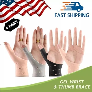 Thumb Wrist CMC Joint Brace Support Splint Wrap Arthritis Carpal Tunnel Relief - Picture 1 of 12