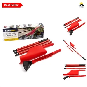 Effortless Gutter Cleaning Tool - Extendable Cleaner with Leaf Scoop & Grabber - Picture 1 of 11