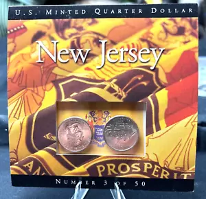 1999 New Jersey~ Coins of America State Quarter Set of 2 P-D Mint #3 of 50 - Picture 1 of 4