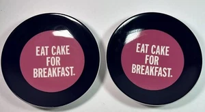 KATE SPADE SAY THE WORD "EAT CAKE FOR BREAKFAST" PIATTI ANTIPASTO/ANTIPASTO (2) - Foto 1 di 2