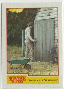 2018 Topps Stranger Things Season One #12 Signs of a Struggle 0058