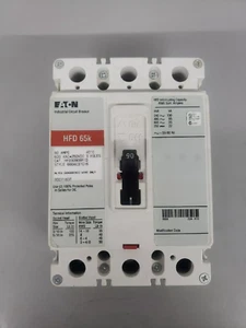 New HFD3090BP10 Circuit Breaker 90A 3P 600V 3PH HFD 65k 3 pole 90 Amp - Picture 1 of 4