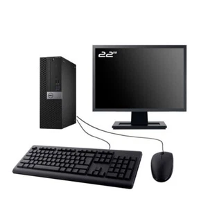 PC Dell Optiplex 5050 SFF Bildschirm 22 " Intel G4400 RAM 32Go SSD 240Go W11 - Bild 1 von 7