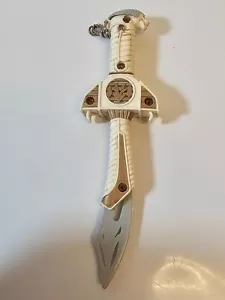 Vintage MMPR Power Rangers weißer Ranger Saba Säbel Schlüsselanhänger Soundarbeit Schlüsselanhänger - Bild 1 von 8