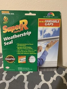 Duck Brand Heavy-Duty Self Adhesive Weatherstrip Seal for Small Gap, 3/8-Inch... - Picture 1 of 4
