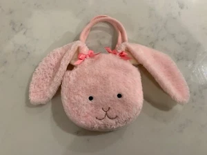 North American Bear Co. Bunny Rabbit Purse Goody Bag Tote Pink Easter Purse - Picture 1 of 4