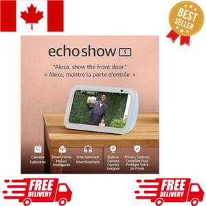 Echo Show 5 (3rd Gen, 2023 release) | Smart display with deeper bass and clearer - Photo 1 sur 2