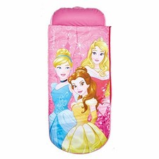 Disney Princess Junior ReadyBed - Inflatable Kids Air Bed and Sleeping Bag in