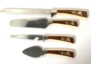 Set posate vintage Prestige Lifetime 4 pezzi Sheffield England inox - Foto 1 di 5