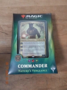 Magic the Gathering Commander Nature's Vengeance Factory Sealed - Picture 1 of 2