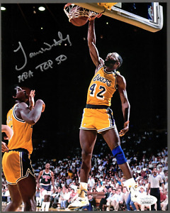James Worthy Signed Autograph LA Lakers 8x10 Photo W/NBA Top 50 - JSA WIT948345