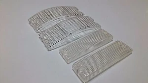 NEW 83 84 85 MAZDA RX7 RX-7 FRONT TURN SIGNAL & SIDE MARKER LIGHT CLEAR LENS SET - Picture 1 of 12