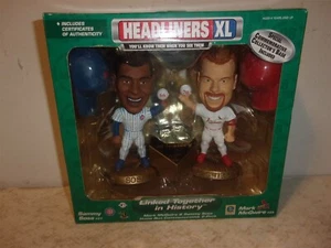 Headliners XL Sammy Sosa and Mark McGwire 1999 Linked Together In History - New - Picture 1 of 4