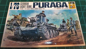FUJIMI F:WAG:-150 German W.W.II PURAGA LIGHT TANK 1:76 Scale Model Kit