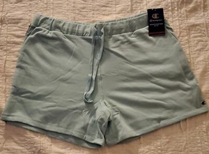 Champion Women's Athletic Shorts-Spearmint Blue- Logo Down Side- Size 2XL - Picture 1 of 11