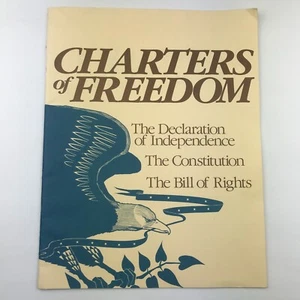Vintage United States Charters of Freedom Booklet National Archives Souvenir - Picture 1 of 8