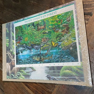US Pacific Coast Rain Forest 2000 Scott # 3378 Large Sheet MNH 33 Cents Stamps - Image 1 of 4